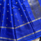 Crepe Silk Saree – Blue