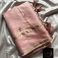 Crepe Silk Saree – Soft Rosé