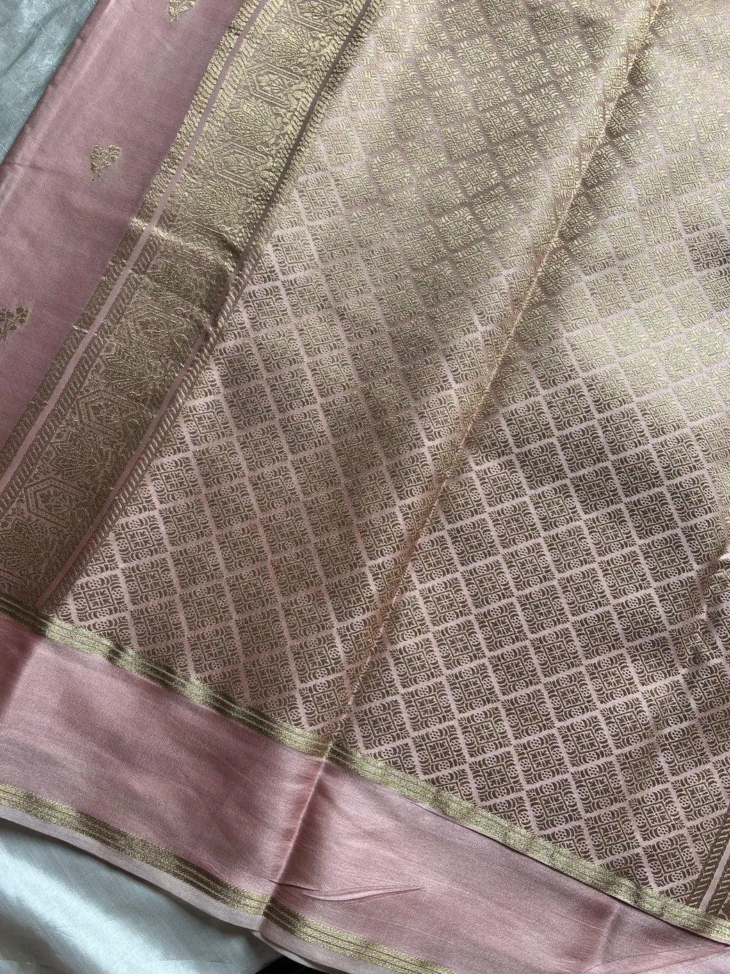 Crepe Silk Saree – Soft Rosé