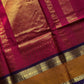 Throne Edit – Maroonish Pink 120 Counts Mercerised Kanchi Cotton Saree