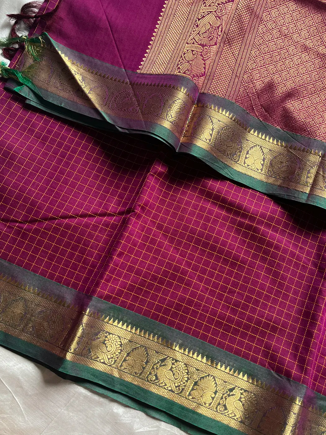 Royal Drapes – Mercerised 120 counts Kanchi Cotton Saree