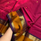 Throne Edit – Maroonish Pink 120 Counts Mercerised Kanchi Cotton Saree