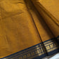 Minimal Border Edit - Mustard Kanchi Cotton Saree
