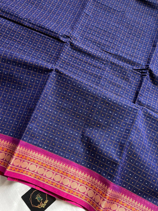 Kattam Edit - Blue Chettinadu Cotton