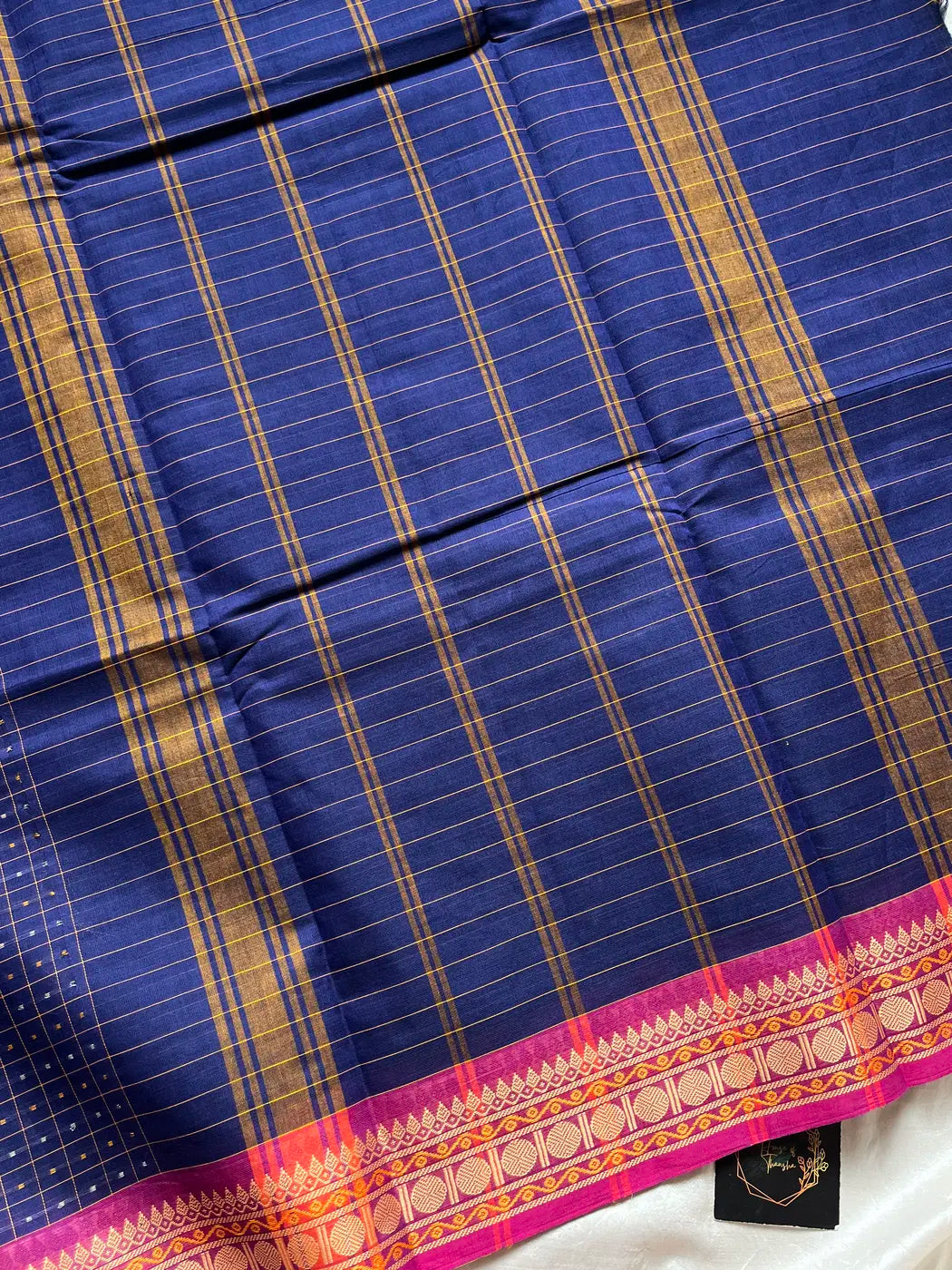 Kattam Edit - Blue Chettinadu Cotton