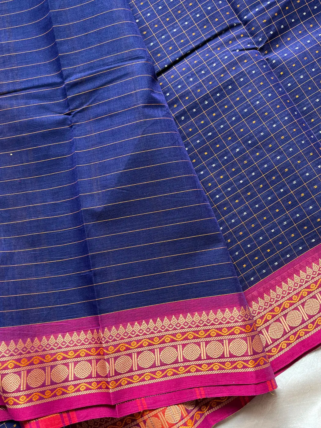 Kattam Edit - Blue Chettinadu Cotton