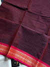 Kattam Edit - Burgundy Chettinadu Cotton
