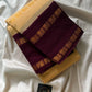 Sungudi Cotton Saree - Sandal & Green