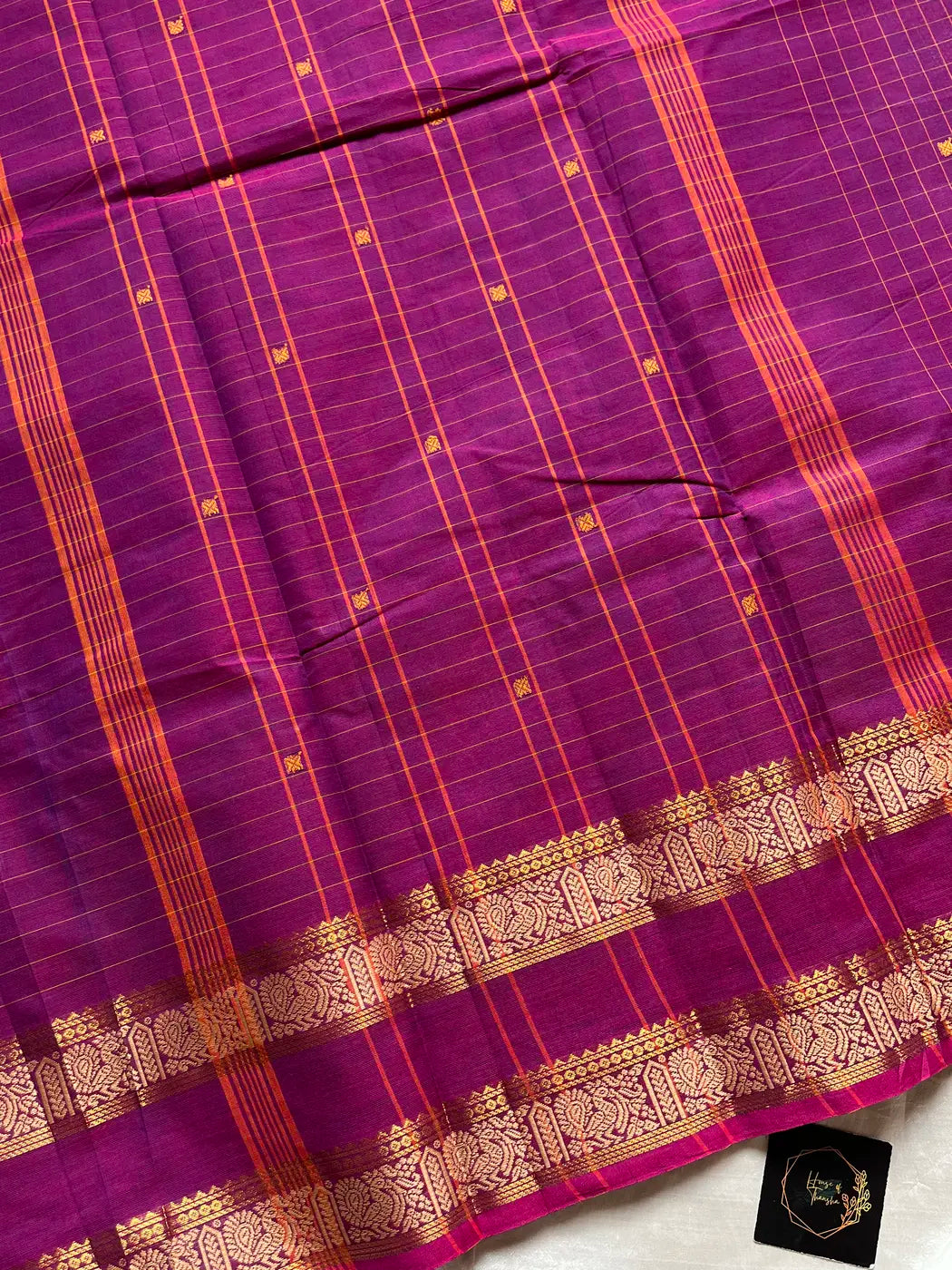 Kattam Edit – Mulberry Pink Checked Chettinadu Cotton