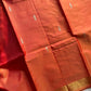Vegan Silks | Chinnalampattu Saree – Orange
