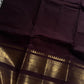 Subtle Weaves | Coffee Brown Kanchi Cotton Saree