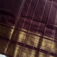 Subtle Weaves | Coffee Brown Kanchi Cotton Saree