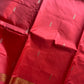 Vegan Silks | Chinnalampattu Saree – Peachish Red