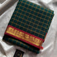 Kattam Edit – Dark Green Checked Chettinadu Cotton