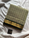 Kattam Edit – Pastel green Checked Chettinadu Cotton