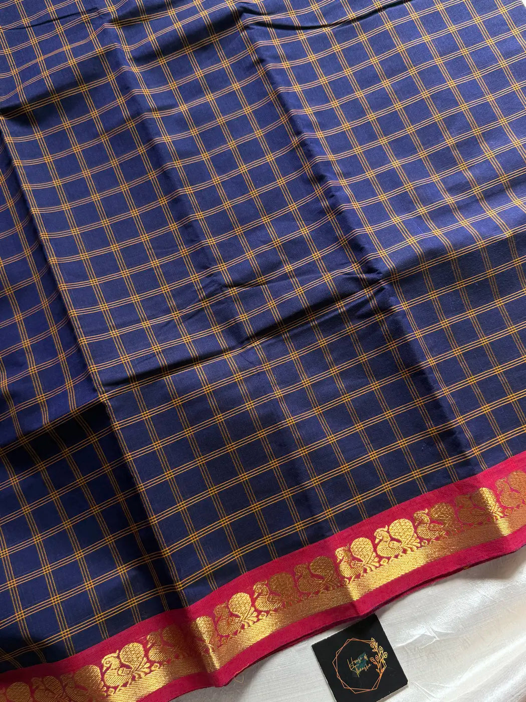 Kattam Edit – Blue Checked Chettinadu Cotton