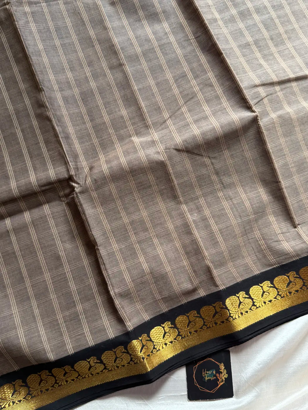 Kattam Edit – Grey Checked Chettinadu Cotton