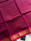 Kattam Edit – Maroon Checked Chettinadu Cotton