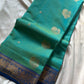 Mercerised Kanchi Cotton - Pastel Green & Blue