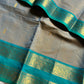 Vintage Loom Edit | Ash Blue Kanchi Cotton Saree