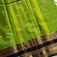 Vintage Loom Edit | Green & Black Kanchi Cotton Saree