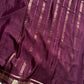 Semi Mysore Silk Saree – Wine Burgundy