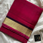 Devendra Saree – Rani Pink | Handloom Art silk