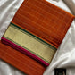 Devendra Saree – Burnt orange | Handloom Art silk