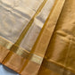 Vegan Silks | Chinnalampattu Saree – Champagne Beige