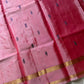 Vegan Silks | Chinnalampattu Saree – Pastel Pink