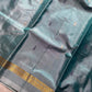 Vegan Silks | Chinnalampattu Saree – Pastel Teal