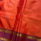 Vegan Silks | Chinnalampattu Saree – Orange
