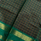 Kattam Edit – Dark Green Checked Chettinadu Cotton