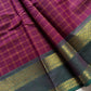 Kattam Edit – Magenta Pink Checked Chettinadu Cotton