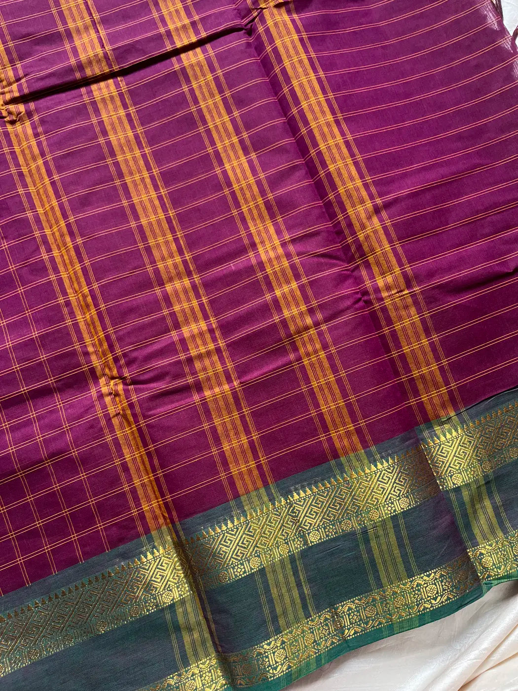 Kattam Edit – Magenta Pink Checked Chettinadu Cotton