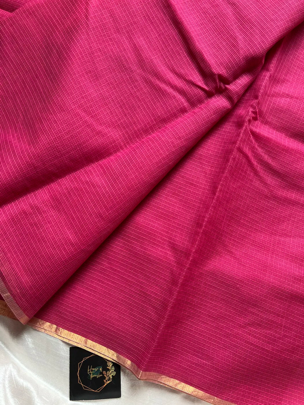 Kota Silk Cotton Saree - Pink