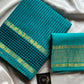 Mini Kattam - Teal Blue Chettinadu Cotton