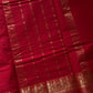 Subtle Weaves | Red Kanchi Cotton Saree