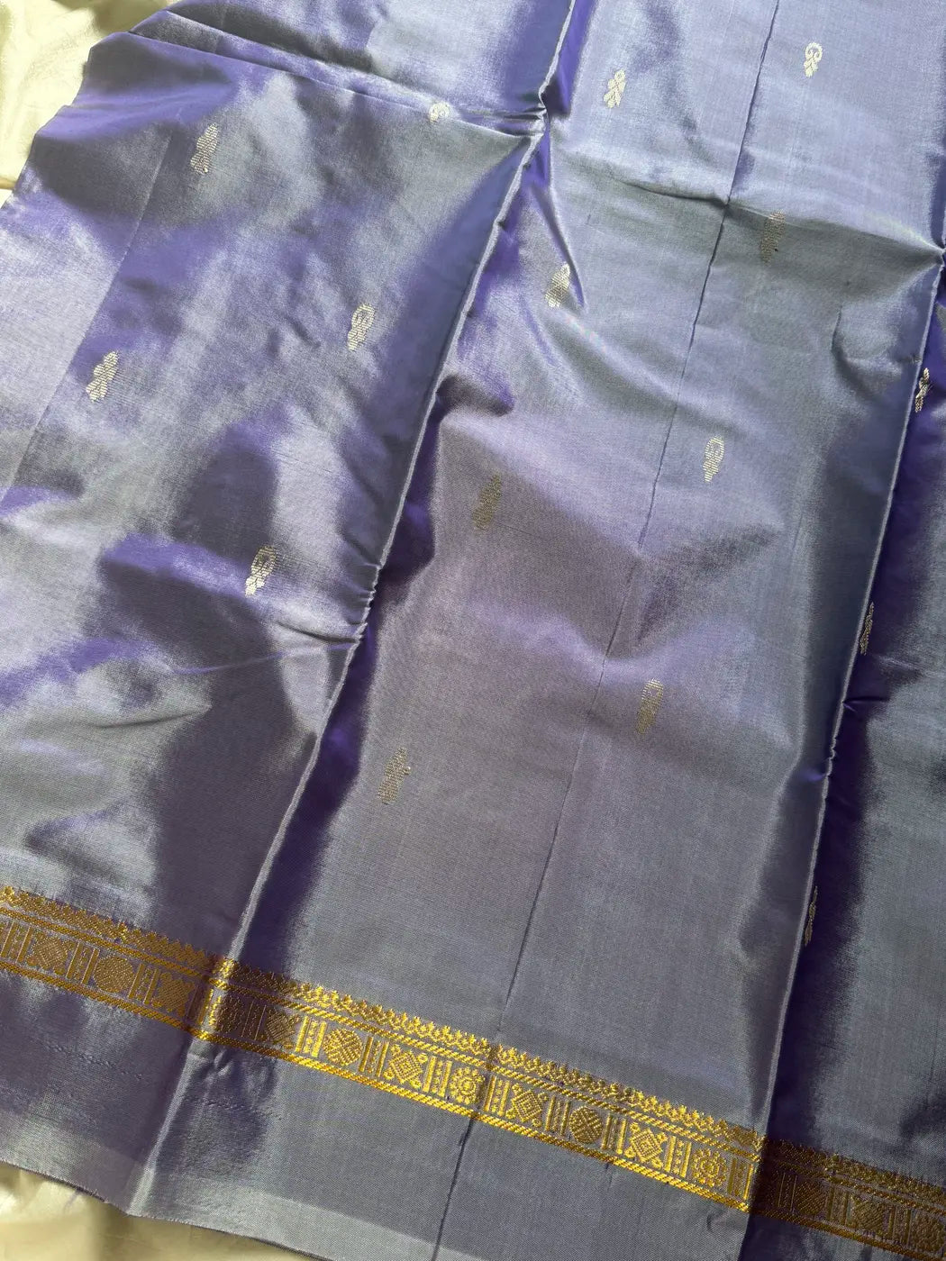Vegan Silks | Chinnalampattu Saree – Pastel Lavender