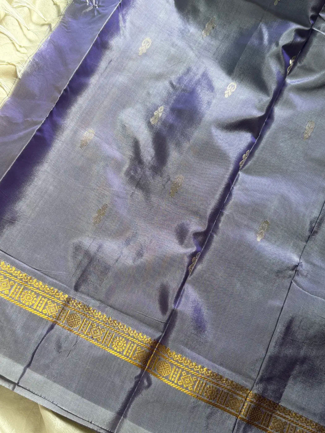Vegan Silks | Chinnalampattu Saree – Pastel Lavender
