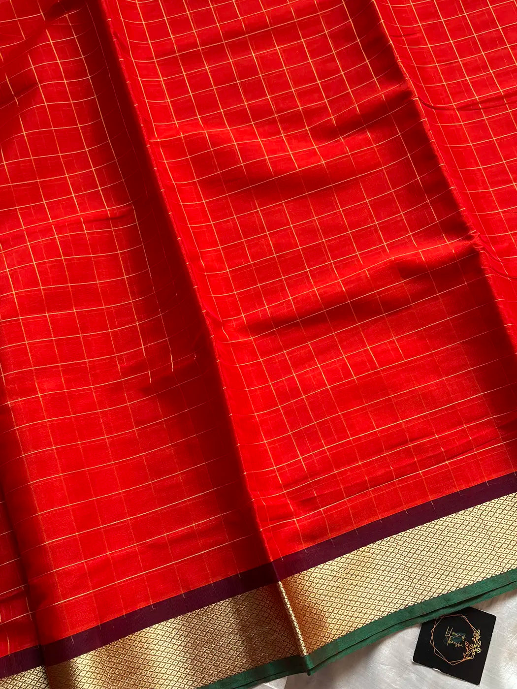 Devendra Saree – Red | Handloom Art silk