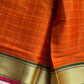 Devendra Saree – Burnt orange | Handloom Art silk