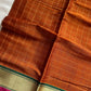Devendra Saree – Rust | Handloom Art silk