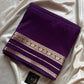 Semi Mysore Silk Saree – Violet