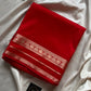 Semi Mysore Silk Saree – Red