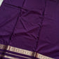 Semi Mysore Silk Saree – Violet