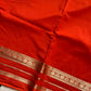 Semi Mysore Silk Saree – Orange