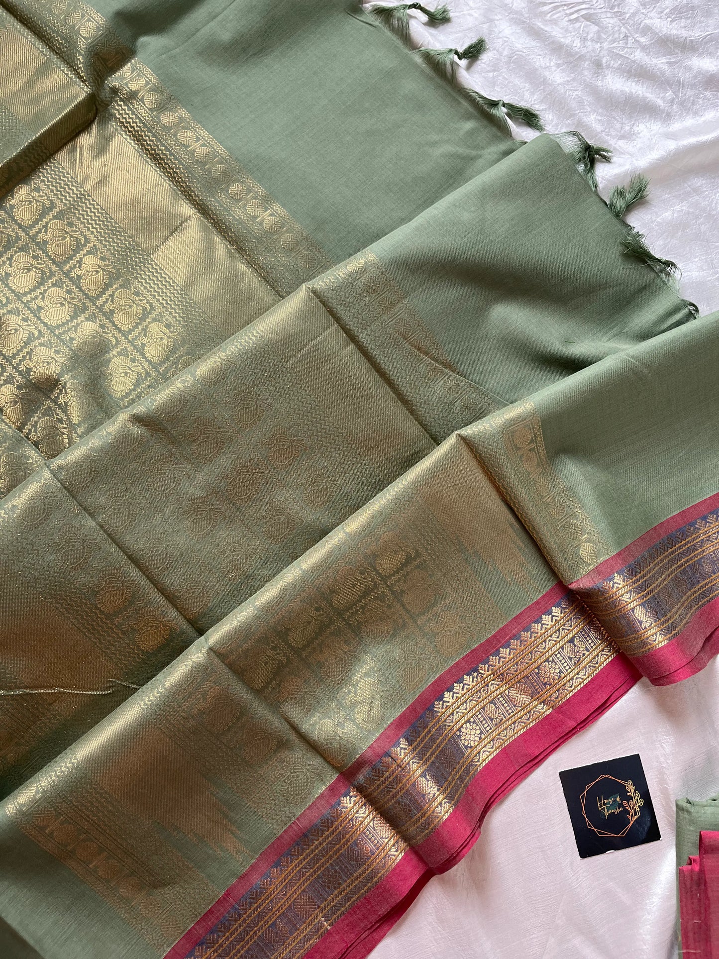 Throne Edit – Pastel Green 120-Count Mercerised Kanchi Cotton