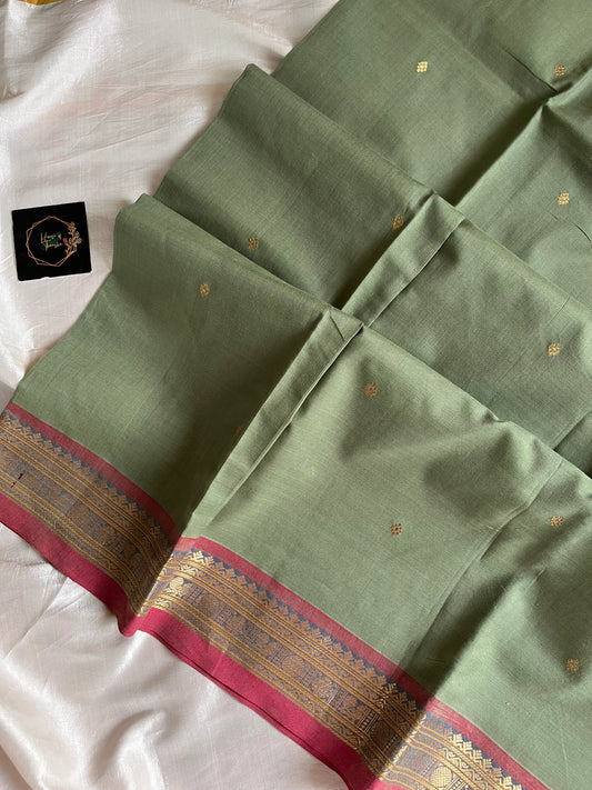 Throne Edit – Pastel Green 120-Count Mercerised Kanchi Cotton