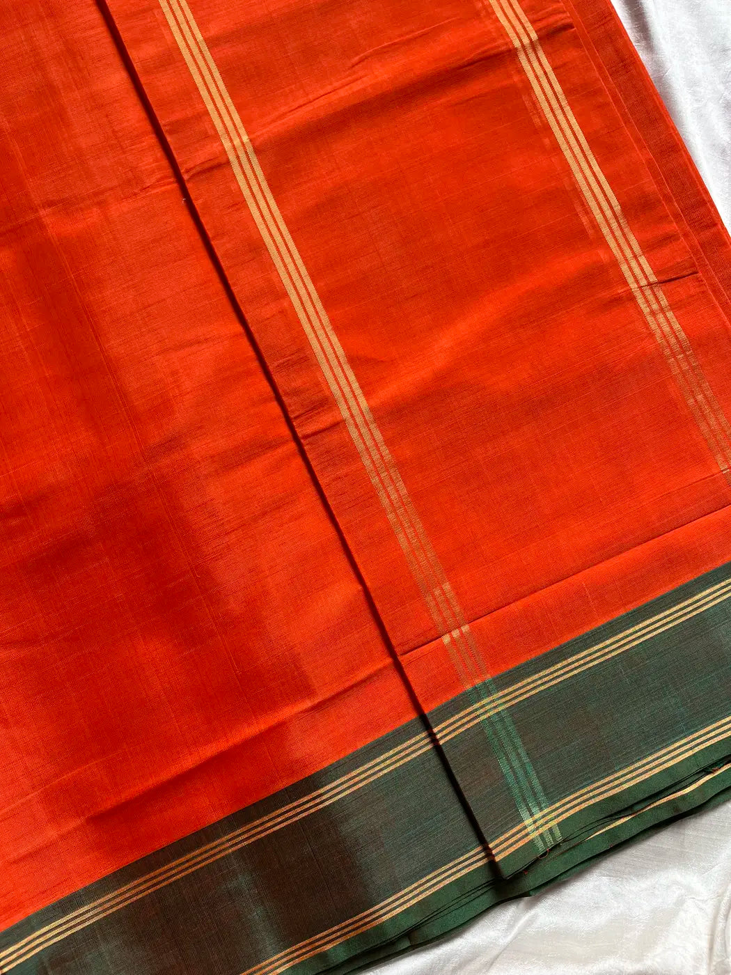 Devendra Saree – Orange | Madisar 10.5 Yards